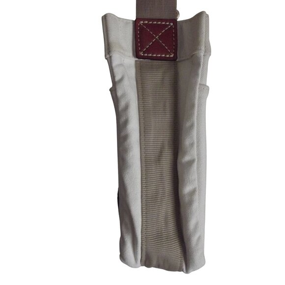 Dooney & Bourke White Canvas Shoulder Crossbody Bag Adjustable Strap & Turn Lock - Picture 9 of 15